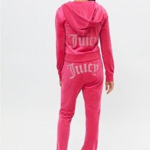 Pink Juicy Couture Velour Tracksuit